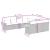 Set canapele de grădină cu perne, 10 piese, negru, poliratan GartenMobel Dekor