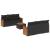 Set canapele de grădină cu perne, 7 piese, negru, poliratan GartenMobel Dekor