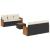 Set canapele de grădină cu perne, 7 piese, negru, poliratan GartenMobel Dekor