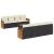 Set mobilier de grădină cu perne, 9 piese, negru, poliratan GartenMobel Dekor