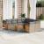 Set canapele de grădină, 9 piese, cu perne, bej, poliratan GartenMobel Dekor