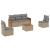 Set canapele de grădină cu perne, 6 piese, bej, poliratan GartenMobel Dekor