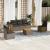 Set mobilier grădină cu perne, 6 piese, gri, poliratan GartenMobel Dekor