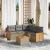 Set canapele de grădină cu perne, 6 piese, bej, poliratan GartenMobel Dekor