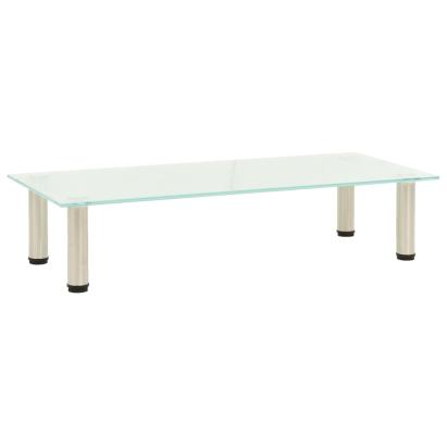 Suport TV, mătuit, 80 x 35 x 17 cm, sticlă securizată GartenMobel Dekor