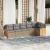 Set canapele de grădină cu perne, 6 piese, bej, poliratan GartenMobel Dekor