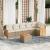 Set canapele de grădină, 7 piese, cu perne, bej, poliratan GartenMobel Dekor