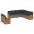 Set canapele de grădină, 9 piese, cu perne, gri, poliratan GartenMobel Dekor