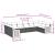 Set canapele de grădină cu perne, 10 piese, negru, poliratan GartenMobel Dekor