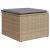 Set canapele de grădină cu perne, 10 piese, bej, poliratan GartenMobel Dekor
