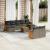 Set mobilier de grădină cu perne, 10 piese, gri, poliratan GartenMobel Dekor