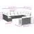 Set canapele de grădină, 12 piese, cu perne, negru, poliratan GartenMobel Dekor