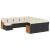 Set canapele de grădină, 12 piese, cu perne, negru, poliratan GartenMobel Dekor