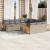 Set canapele de grădină, 13 piese, cu perne, bej, poliratan GartenMobel Dekor