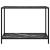 Masă consolă, negru, 100 x 35 x 75 cm, sticlă securizată GartenMobel Dekor