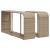Set canapele de grădină cu perne, 10 piese, bej, poliratan GartenMobel Dekor