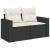 Set canapele de grădină cu perne, 11 piese, maro, poliratan GartenMobel Dekor