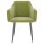 Scaune de bucătărie, 2 buc., verde deschis, catifea GartenMobel Dekor