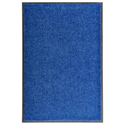 Covoraș de ușă lavabil, albastru, 60 x 90 cm GartenMobel Dekor