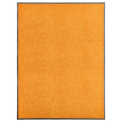 Covoraș de ușă lavabil portocaliu 90x120 cm GartenMobel Dekor