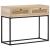 Masă consolă, 100x35x76 cm, lemn masiv mango/trestie naturală GartenMobel Dekor