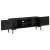 Comodă TV, negru, 115x30x46 cm, lemn masiv mango GartenMobel Dekor