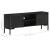 Comodă TV, negru, 115x30x46 cm, lemn masiv mango GartenMobel Dekor