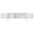 Comodă TV, alb, 115x30x46 cm, lemn masiv de mango GartenMobel Dekor