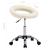 Scaun de lucru pivotant, crem, piele ecologică GartenMobel Dekor