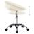 Scaun de lucru pivotant, crem, piele ecologică GartenMobel Dekor