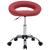 Scaun de lucru pivotant, roșu, piele ecologică GartenMobel Dekor
