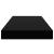 Raft de perete suspendat, negru extralucios, 50x23x3,8 cm, MDF GartenMobel Dekor