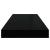 Raft de perete suspendat negru extralucios, 60x23,5x3,8 cm, MDF GartenMobel Dekor