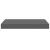 Raft de perete suspendat, gri extralucios, 40x23x3,8 cm, MDF GartenMobel Dekor