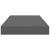 Raft de perete suspendat, gri extralucios, 40x23x3,8 cm, MDF GartenMobel Dekor