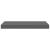 Raft de perete suspendat, gri extralucios, 50x23x3,8 cm, MDF GartenMobel Dekor