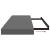 Raft de perete suspendat, gri extralucios, 80x23,5x3,8 cm, MDF GartenMobel Dekor
