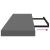 Raft de perete suspendat, gri extralucios, 90x23,5x3,8 cm, MDF GartenMobel Dekor