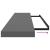 Rafturi de perete, 2 buc., gri extralucios, 120x23,5x3,8 cm MDF GartenMobel Dekor