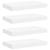 Rafturi de perete suspendate, 4 buc., alb, 40x23x3,8 cm, MDF GartenMobel Dekor