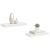 Rafturi de perete suspendate, 2 buc., alb, 50x23x3,8 cm, MDF GartenMobel Dekor
