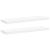 Rafturi de perete suspendate, 2 buc., alb, 80x23,5x3,8 cm, MDF GartenMobel Dekor