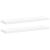 Rafturi de perete suspendate, 2 buc., alb, 90x23,5x3,8 cm, MDF GartenMobel Dekor
