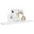 Raft de perete suspendat, alb, 120x23,5x3,8 cm, MDF GartenMobel Dekor