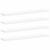 Rafturi de perete, 4 buc., alb, 120 x 23,5 x 3,8 cm, MDF GartenMobel Dekor