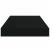 Raft de perete suspendat, negru, 40x23x3,8 cm, MDF GartenMobel Dekor