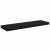 Raft de perete suspendat, negru, 80x23,5x3,8 cm, MDF GartenMobel Dekor