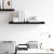 Raft de perete suspendat, negru, 80x23,5x3,8 cm, MDF GartenMobel Dekor