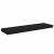 Rafturi de perete suspendate 2 buc., negru, 80x23,5x3,8 cm, MDF GartenMobel Dekor