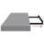 Rafturi de perete suspendate, 4 buc., gri, 80x23,5x3,8 cm, MDF GartenMobel Dekor